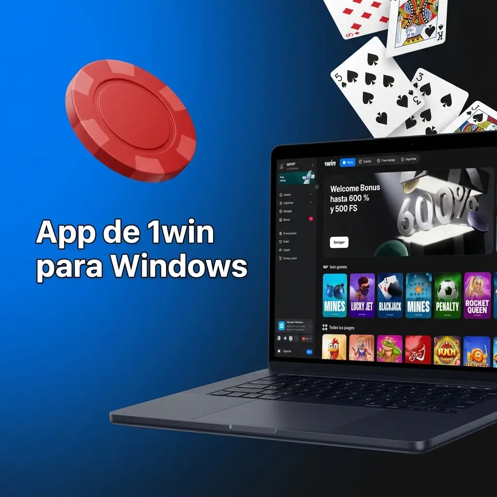 Aplicación de escritorio 1win para Windows, descarga e instalación paso a paso en PC