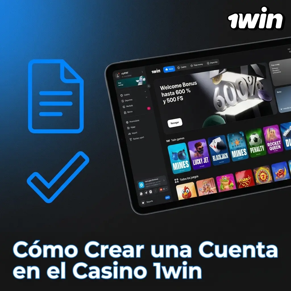 Cómo Crear una Cuenta en el Casino 1win