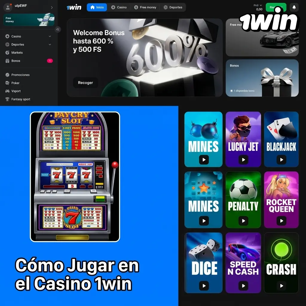 Cómo Jugar en el Casino 1win