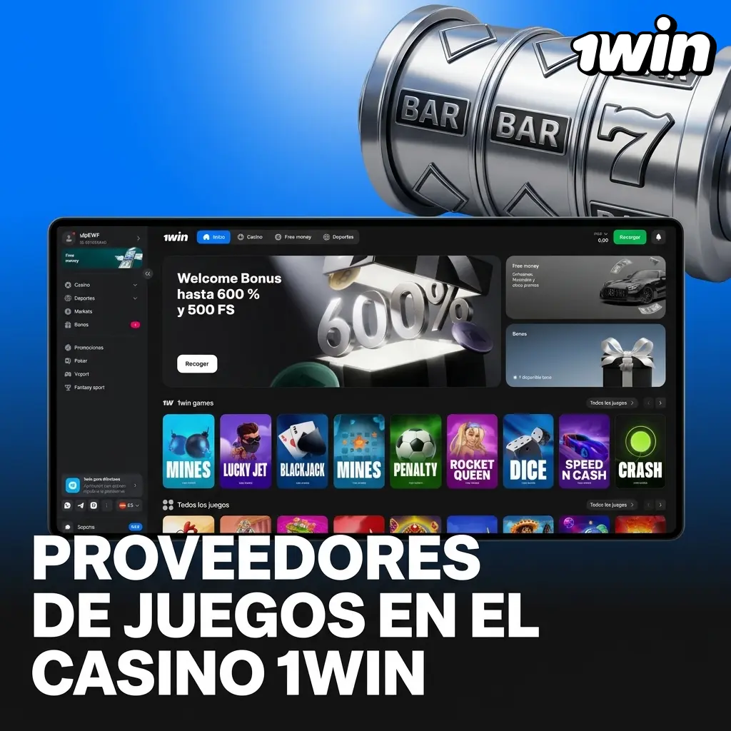 Proveedores de Juegos en el Casino 1win